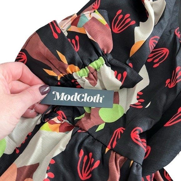 Hutch x ModCloth - NWT Let's Go Boho Maxi Dress Sz 4 - Picture 11 of 13